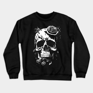 Skull with roses Crewneck Sweatshirt